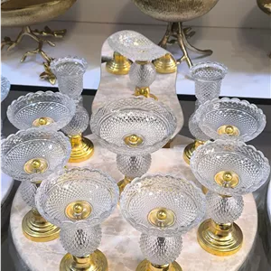 هفت سین  باکارات گوی دار پایه بلند