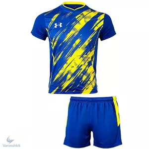 ست پیراهن و شورت فوتبال طرح آندر آرمور (Under Armour)آبی