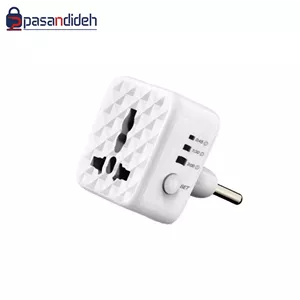 تبدیل سه به دو تایمدار گرین لاین مدل Green lion UNIVERSAL CONVECSION PLUG
