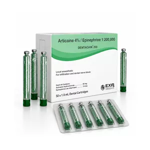 کارپول بی حسی 4% دنتاکائین-اکسیر®DENTACAINE 