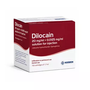 کارپول بی حسی دیلوکائین اسپانیا (100 عددی) - ®Dilocain 