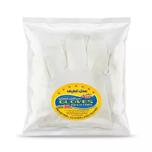دستکش لاستیکی صنعتی و بنایی مدل لطیف (سایز XL)