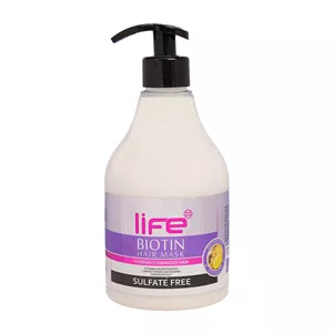 ماسک مو پمپی بیوتین لایف Life داخل حمام حجم 500 میل