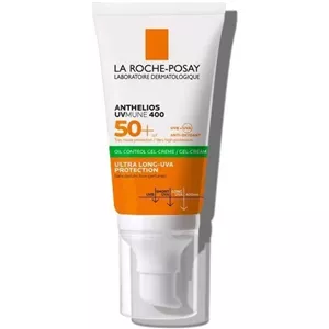 ژل کرم ضد آفتاب بی‌رنگ لاروش پوزای، SPF 50، مدل UVMune400 OilControl، مناسب پوست‌های چرب