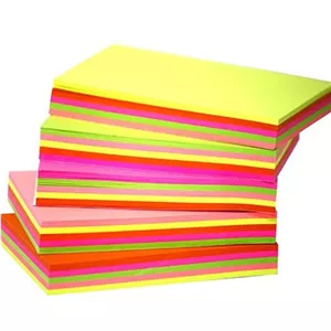 کاغذ پشت چسب دار 5 رنگ 100 برگی 75*75