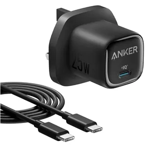 شارژر دیواری 25 وات انکر مدل A2656 به همراه کابل USB-C به طول 1.5 متر