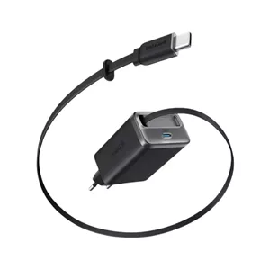 شارژر انکر بهمراه کابل متصل Anker Nano USB C Charger Block 35W Max 2-Port مدل A2658