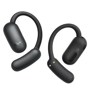 هدفون بلوتوثی رو گوشی انکر مدل soundcore AeroFit 2، دارای 4 میکروفن با تشخیص محیط و حذف‌نویز AI، پشتیبانی از اتصال هم‌زمان به چند دستگاه و فرمان لمسی، بلوتوث 5.4، مجهز به فناوری LDAC، مقاوم در برابر نفوذ آب و گرد و غبار، عمر باتری با محفظه تا 42 ساعت