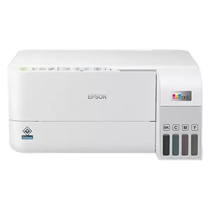 پرینتر جوهرافشان رنگی 3 کاره اپسون مدل EcoTank L3556 سایز A4 با قابلیت پرینت، اسکن و کپی، اتصال Wi-Fi و USB