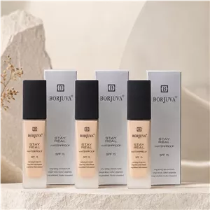 کرم پودر بورژووا BORJUVA سری STAY REAL ضد آب با SPF 15