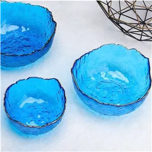 کاسه دفرمه سه تایی بلور برند glass ware وارداتی