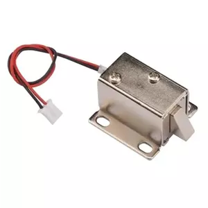 قفل الکترونیکی درب 12 ولتی مدل زبانه بزرگ سایز 54x40x28mm