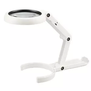 ذره بین تاشو ( دستی – رومیزی ) 8LED مدل FS75RC