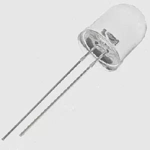 GREEN LED شفاف 10mm
