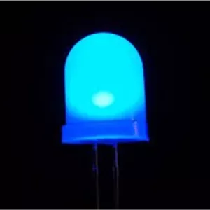 BLUE LED شفاف 8mm