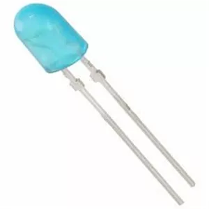 OVAL-BLUE LED