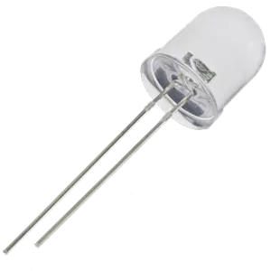 White LED شفاف 10mm