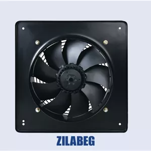 هواکش آکسیال۳۰ سانت قابدار 1400 دور تکفاز زیلابگ _ پروانه فلزی
