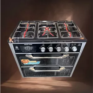اجاق گاز طرح فر نگین پارس صفحه لعاب کد 551