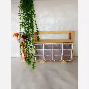 استند کشویی ادویه دارای نرده دکوبازار مدل 713822