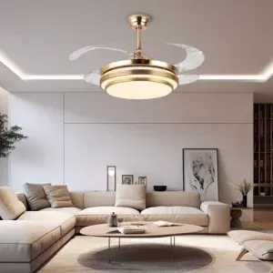 پنکه سقفی لوستر دار تاشو مدل FSD9011 دکوبازار مدل 705949