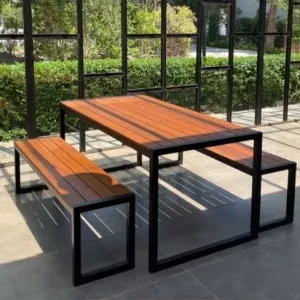 مبلمان باغی میز ونیمکت باغی دکوبازار مدل 726787