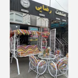 صندلی باغی مدل کالسکه ای دکوبازار مدل 729209