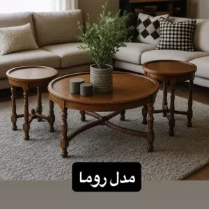 میز عسلی طرح روما دکوبازار مدل 737759