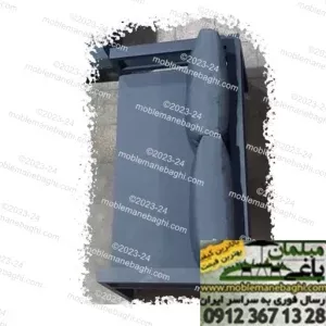 مبل کویین 2نفره الومینیوم مبلمان باغی دکوبازار مدل 730278