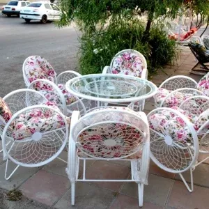میز و صندلی ناهارخوری باغی چهارنفره دکوبازار مدل 730851