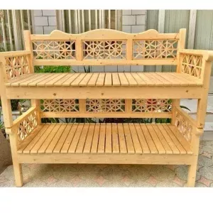 تخت سنتی 2 در 80 طرح بندر تخت شبکه ایی میز شبکه ایی نیمکت سنتی دکوبازار مدل 732290