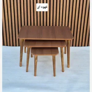 میز عسلی مستطیل 3 تیکه دکوبازار مدل 740547