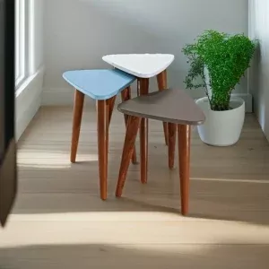 میز عسلی فانتزی رنگی 324کد62 دکوراش دکوبازار مدل 741470