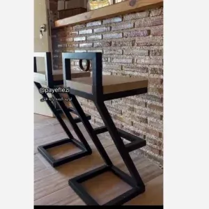 صندلی اپن رویه چوب با ارتفاع دلخواه، ارسال بصورت دکوبازار مدل 750358