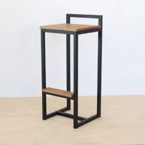 صندلی اپن جزیره چوب فلز دکوبازار مدل 751293