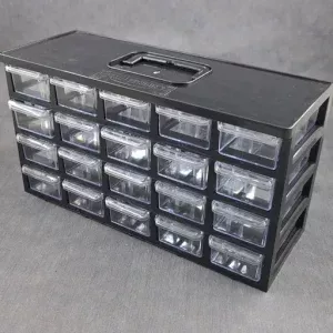 جعبه ابزار و قطعات 20کشو کیان تکنیک-مشکی دکوبازار مدل 708888