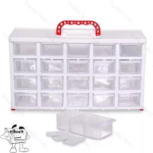 فایل کریستالی 20 کشو 4 طبقه صادراتی دکوبازار مدل 708943