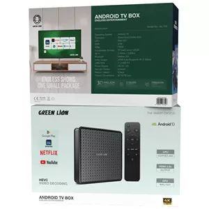 اندروید تی وی باکس Green Lion مدل GL-TV5 با قابلیت 4K