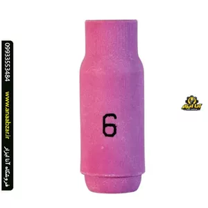 سرامیک تورچ آرگون سایز 6 مدل W-185-C6