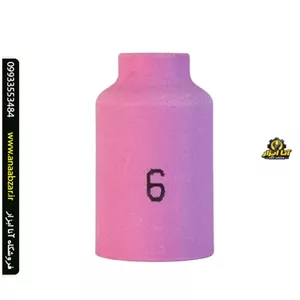 سرامیک گاز لنز تورچ آرگون سایز 6 مدل W-188