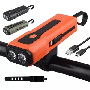 چراغ جلو دوچرخه و پاوربانک ضد آب مدل TC-Z-288 