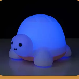چراغ خواب سیلیکنی طرح لاک پشت turtle