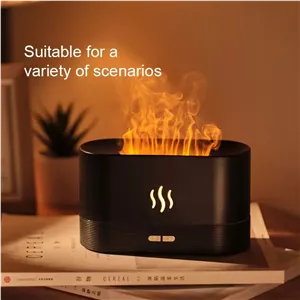 دستگاه بخوررطوبت ساز سرد و چراغ خواب طرح شعله مدل sh1-2731
