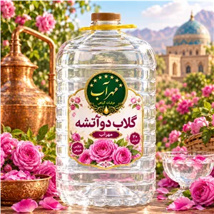 گلاب دوآتشه 24 عیار گالن 20 لیتری عمده با کیفیت عالی و قیمت مناسب