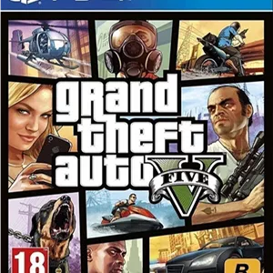 دیسک بازی GTA V - Grand Theft Auto The V ریجن ALL - کارکرده PS4