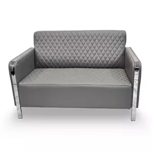 مبل دو نفره پایه استیل مدل DES1 فیلبندشاپ مدل 811357