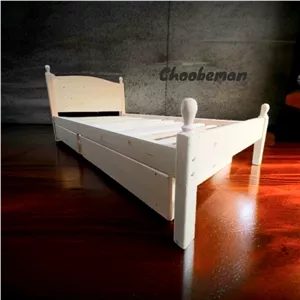 تخت خواب یک نفره چوبی کلاسیک کشو دار مناسب تشک 90-200 فیلبندشاپ مدل 818703