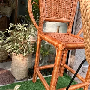 صندلی کانتر حصیری مروار فیلبندشاپ مدل 822860