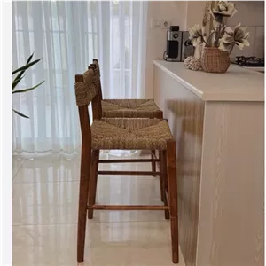 صندلی کانتر حصیری فیلبندشاپ مدل 819547