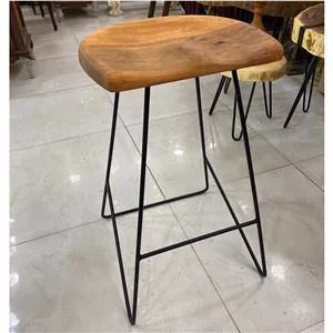 صندلی کانتر چوب و فلز فیلبندشاپ مدل 818401